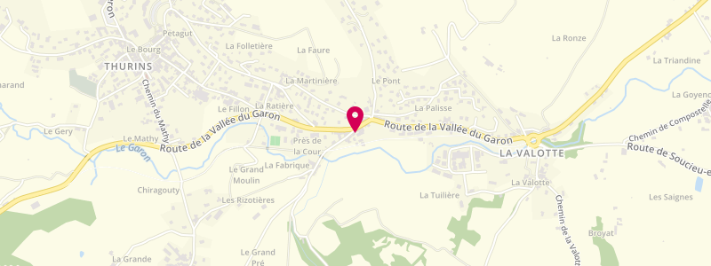 Plan de BONNIER Catherine, 45 Route de la Vall. Du Garon, 69510 Thurins