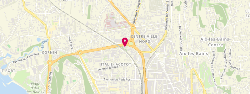 Plan de Le Crystal, 21 Boulevard Maréchal de Lattre de Tassigny, 73100 Aix-les-Bains