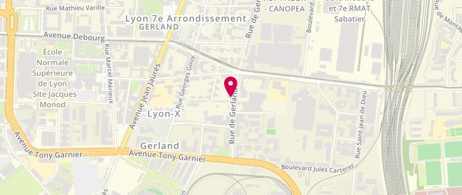 Plan de Le P'tit Gerland, 178 Rue de Gerland, 69007 Lyon