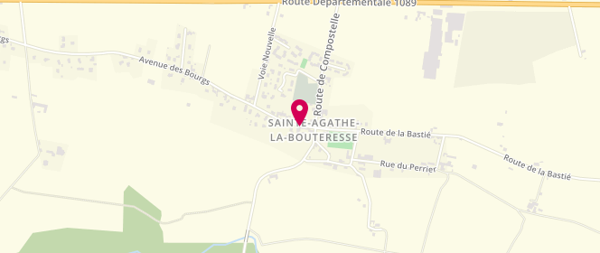 Plan de GAUTHIER Marie-Thérèse, 57 Avenue Bourgs, 42130 Sainte-Agathe-la-Bouteresse