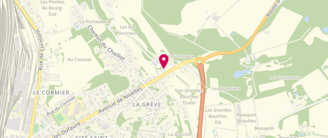 Plan de Chez Fred, 171 avenue de Nivelles, 17100 Saintes