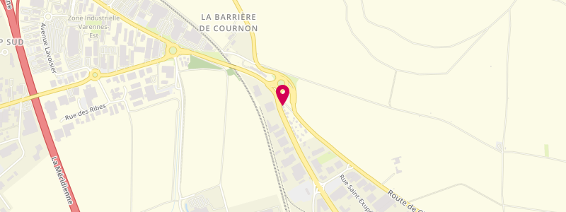 Plan de Restaurant du Rond-Point, 1 avenue d'Aubière, 63800 Cournon-d'Auvergne