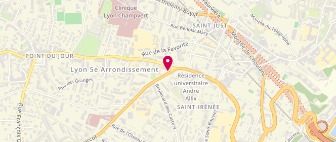 Plan de Le Fontenoy, 26 Rue Commandant Charcot, 69005 Lyon