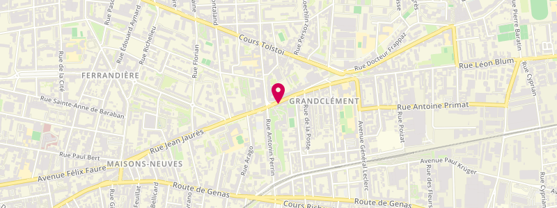 Plan de Tabac Grandclement, 10 Place Jules Grandclément, 69100 Villeurbanne