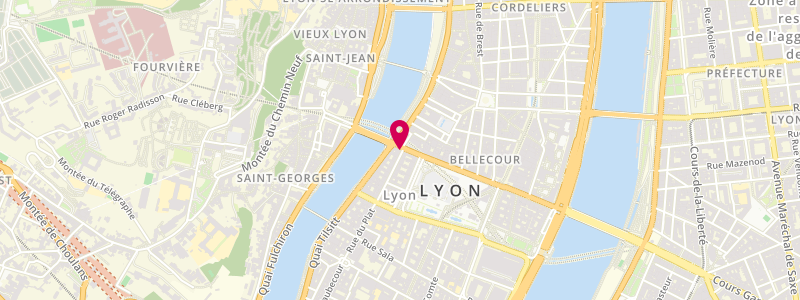 Plan de Le Tabac de Boran (Bellecour) CB à partir de 15e, 14 place Antonin Gourju, 69002 Lyon