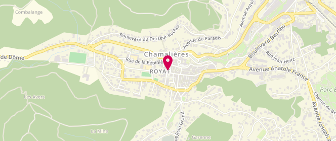 Plan de Le Chiquito, 4 place Joseph Claussat, 63130 Royat