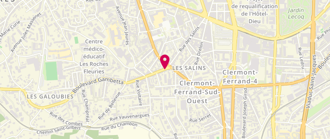 Plan de Le Fontenoy, 3 Rue de Bellevue, 63000 Clermont-Ferrand