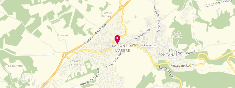 Plan de Tabac l'Arborifontain, 36 Route du Puy de Dôme, 63870 Orcines