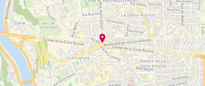 Plan de SNC Salut Puvilland, 83 Boulevard de la Croix-Rousse, 69004 Lyon