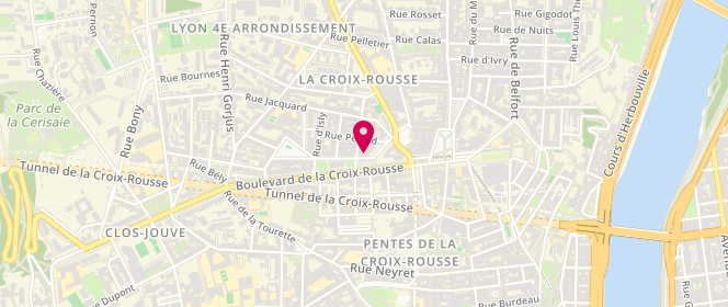 Plan de BOTTINI Christine, 147 Boulevard Croix Rousse, 69004 Lyon