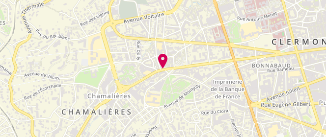 Plan de Le Celtique, 30 avenue de Royat, 63400 Chamalières