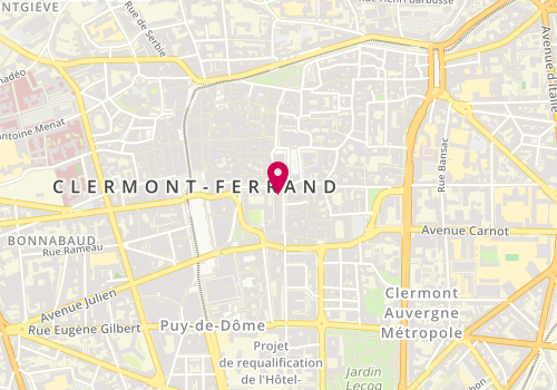 Plan de Totem, 6 Rue Saint-Genès, 63000 Clermont-Ferrand