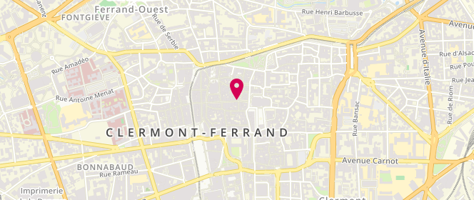 Plan de La Cathedrale, 16 Rue des Gras, 63000 Clermont-Ferrand