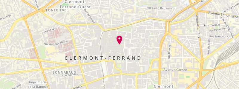 Plan de La Cathedrale, 16 Rue des Gras, 63000 Clermont-Ferrand