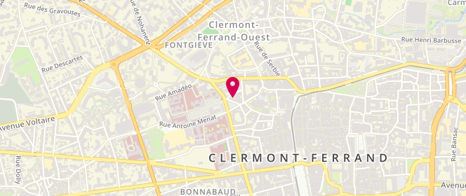 Plan de Le Bienvenu, 18 place de la Liberté, 63000 Clermont-Ferrand