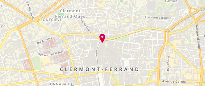 Plan de La Civette Gaillard, 7 Rue Saint-Pierre, 63000 Clermont-Ferrand