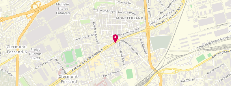 Plan de LE BON TABAC, 148 avenue de la République, 63000 Clermont-Ferrand