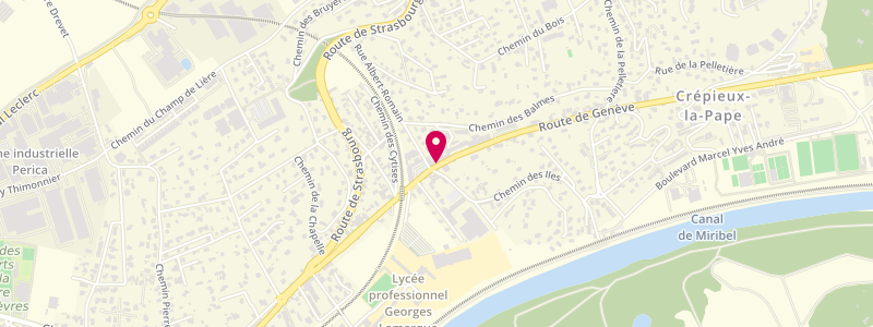 Plan de Le Geneve, 35 Route Genève, 69140 Rillieux-la-Pape