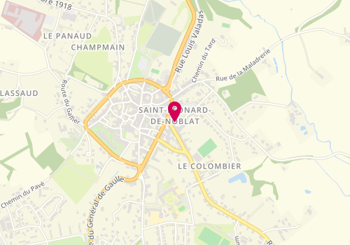 Plan de Le Miauletou, Pl. Du Champ de Mars, 87400 Saint-Léonard-de-Noblat