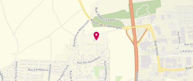 Plan de Clermont-Fd Chu L. Michel, Pdv 382788 Chu Louise Michel Relais H
61 Route de Chateaugay, 63118 Cébazat
