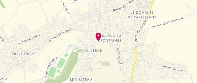Plan de Café du Ruisseau, 2 Place 8 Mai, 69270 Cailloux-sur-Fontaines