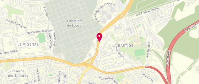 Plan de Le Capricorne, 246 Bis avenue du Général Leclerc, 87100 Limoges