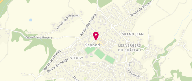 Plan de VINCENT Yves, 95 Route de Vieugy, 74600 Seynod