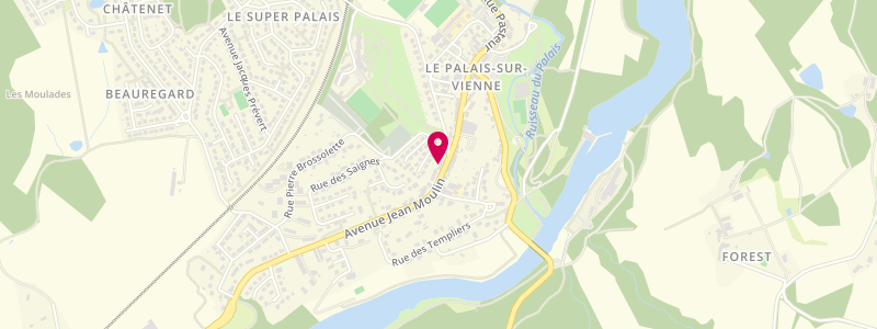 Plan de Le Palais des Tabacs, 22 Rue Jean Jaurès, 87410 Le Palais-sur-Vienne