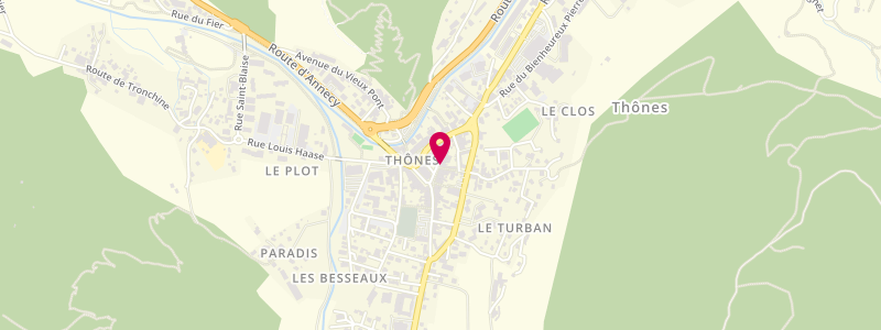 Plan de L Etoile, 17 Rue Portiques, 74230 Thônes