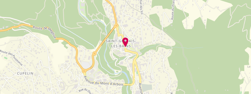 Plan de La Tabatiere, 15 Rue du Mont Blanc, 74170 Saint-Gervais-les-Bains