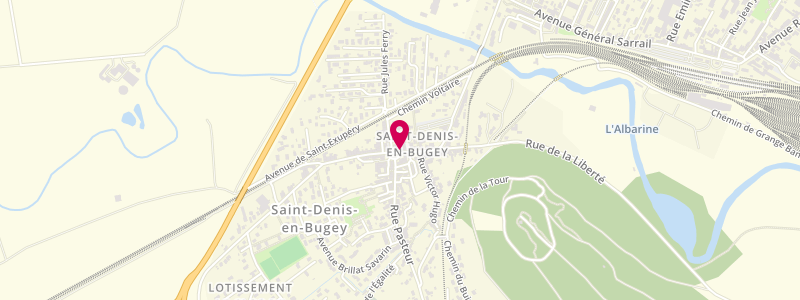 Plan de Le BAR'ONE, 3 Rue du Dr Charcot, 01500 Saint-Denis-en-Bugey