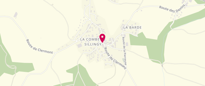 Plan de Le Ptiou Corti, 5159 Route de Clermont, 74330 Sillingy
