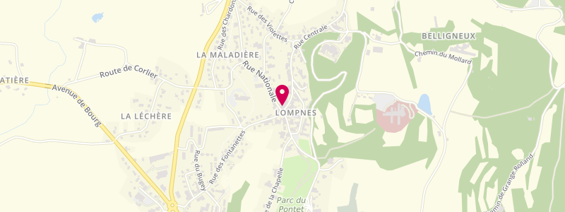 Plan de Tabac Presse de Lompnes, 116 Rue Nationale, 01110 Plateau d'Hauteville