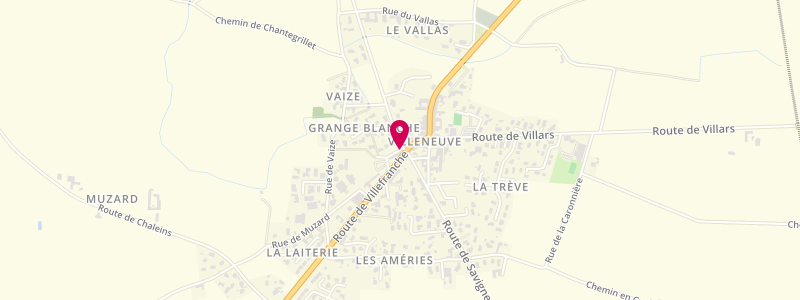 Plan de Le Valion, 100 Route de Villefranche, 01480 Villeneuve