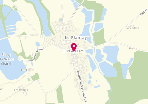 Plan de Au Coeur de la Dombes, 53 Route de Versailleux, 01330 Le Plantay