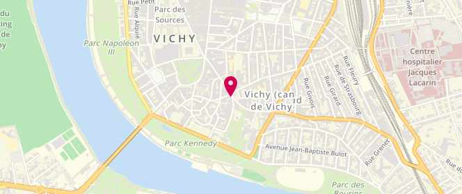 Plan de Le Latino, 3 Place Victoire, 03200 Vichy