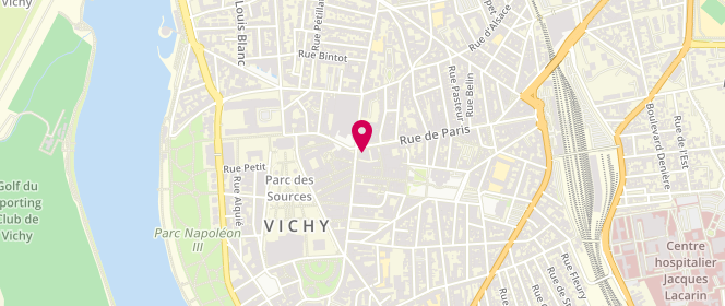 Plan de Le Khedive, 36 Rue Georges Clemenceau, 03200 Vichy