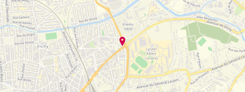 Plan de DURET Lionel, 138 avenue de Vichy, 03300 Cusset