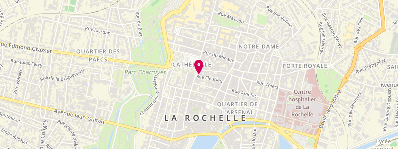 Plan de Le Khedive, 28 Rue Chaudrier, 17000 La Rochelle