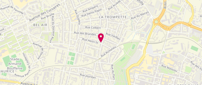 Plan de Le Jericho, 75 avenue du Lieutenant-Colonel Bernier, 17000 La Rochelle
