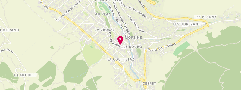 Plan de Le Calumet, 102 Rue du Bourg, 74110 Morzine