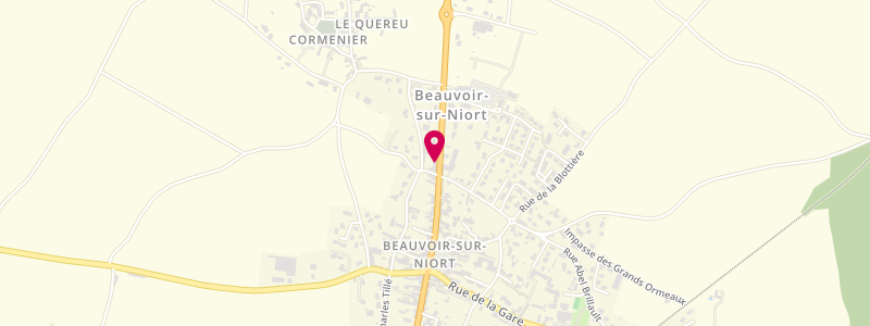 Plan de Barbeau-Canteau, 239 avenue de Niort, 79360 Beauvoir-sur-Niort