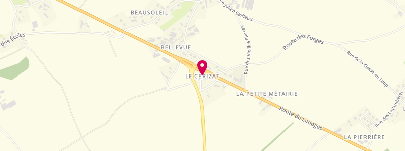 Plan de Le Cerizat, 1 Route de Chef Boutonne, 79500 Fontivillié