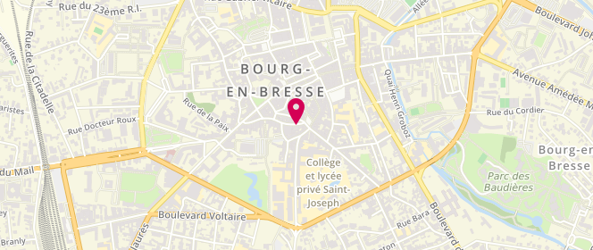 Plan de Dolce Café, 16 Rue du Dr Ebrard, 01000 Bourg-en-Bresse