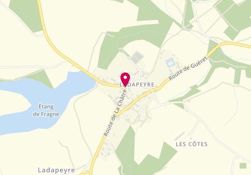 Plan de Chez Hélène, 22 Route de la Châtre, 23270 Ladapeyre