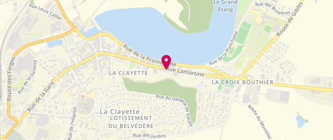 Plan de Le Cheval Blanc, 54 Rue Lamartine, 71800 La Clayette