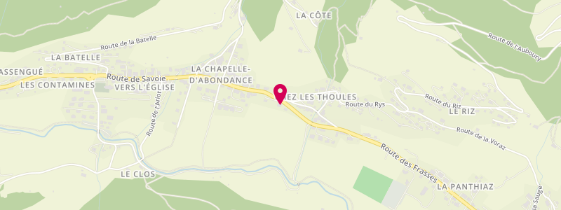 Plan de Bar Tabac PMU / Lotto MAXIT Sylvain, 1691 Route des Frasses, 74360 La Chapelle-d'Abondance