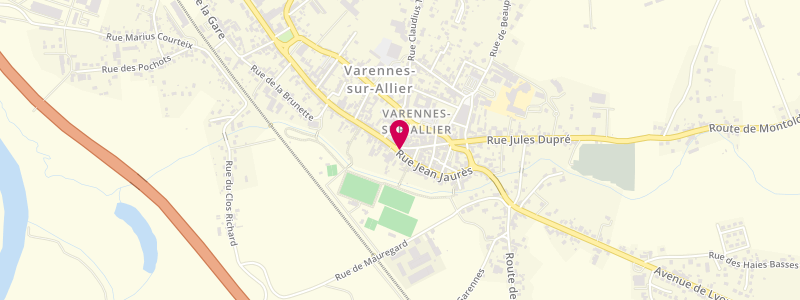 Plan de Canal Claudine, 2 Rue Jean Jaures, 03150 Varennes-sur-Allier