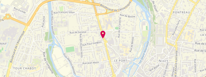 Plan de La Pause, 11 avenue du Maréchal de Lattre de Tassigny, 79000 Niort
