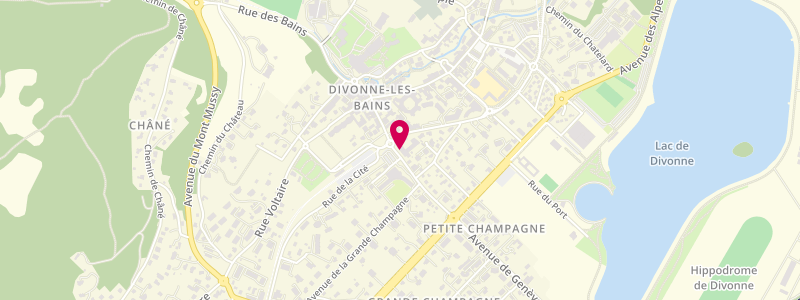 Plan de Maison de la Presse, 185 avenue de Genève, 01220 Divonne-les-Bains